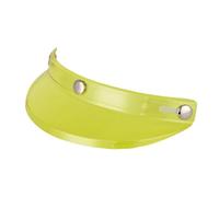 YIXANNX Visière de Casque Moto, Pare-Soleil léger et Facile à Installer pour Un Confort de Conduite Optimal, résistant pour aux Chocs, Contre Le Vent et Les Chocs, Jaune, 19.5 x 6.7 cm