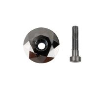 YIXANNX VTT CNC Couvercle de roulement Bol tiges Capuchons supérieurs coloré/Or/Argent Fourche Casque Tube avec vis en Acier