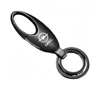 YIXIEDING Porte-clés Multifonction pour Voiture pour Opel Combo 2001-2025, Accessoire de Rechange, Porte-clés avec Boucle en Alliage de Zinc, Mousqueton Robuste,Black