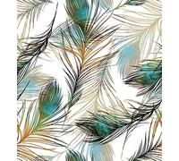 YIXIFANS J16893-10M Papier peint autocollant en vinyle pour arrière-plan, mur, meubles, décoration d'intérieur - Bleu/marron - 45 x 10 m