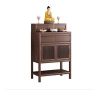 yixinzi-2024 Autel de Bouddha Table d'offrande d'encens Haute et Basse de Style Chinois, Double Porte avec tiroir, Armoire d'offrande Shentai Table Bouddhiste