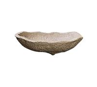 yixinzi-2024 Soucoupe pour Plantes Plateau décoratif en céramique Imitation Pierre, Soucoupe for Composition Florale de Bureau