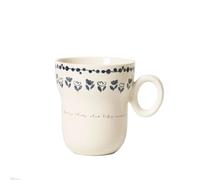 yixinzi-2024 Tasse à café Tasse à café Ink Flower, lot de 1 tasse remplie lait d'une capacité 11,84 oz for le thé l'après-midi entre copines