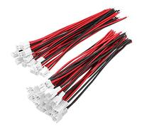 YIXISI 20 Paires Micro JST-PH 2.0 2-Broches Connecteur Prise, Micro JST PH 2.0 Connecteur de Prise Câble Female Mâle