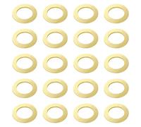 YIXISI 20 Pièces M10x16x1 mm Rondelle Plate, Rondelles Plates en Laiton, Rondelles Metal, pour Vis et Boulons Filetés