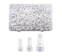 YIXISI 300 Pièces Fermé Kit de Bouchon d'extrémité, Extrémité Fermée Crimp Connecteur Terminal Kit, 3 Modèles, 22-16/16-14/12-10 AWG, Nylon