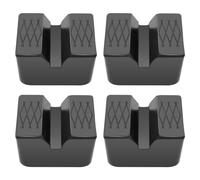 YIXISI 4 Pièces Jack Pad en Caoutchouc, Adaptateur Fendue Cadre pour Jack Stand, Patins en Caoutchouc Jack Stand pour Châssis à Fentes
