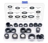 YIXISI 90 Pièces Rondelles de Tuyau d'Écran, Mailles Rondelles en Caoutchouc, Rondelle de Tuyau Joint Torique, pour 1/2 3/4 Pouce Tuyau de Douch