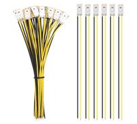 YIXISI Lot de 25 bandes LED pré-câblées de 17 mm, 12 V - 18 V, 2835 SMD LED, jaune