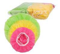 YIXNSW Lot de 120 Charlotte Alimentaire, Film Plastique Alimentaire avec Élastique, pour la Conservation des Aliments, Bonnets de Bain à la Maison