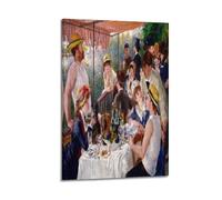 YiXong Poster décoratif sur toile « Luncheon of The Boating Party 1881 » de Pierre-Auguste Renoir (60 x 90 cm)