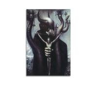 YiXong Poster fantaisie Horror HR Giger - Impression sur toile - Décoration murale moderne pour chambre à coucher - 60 x 90 cm