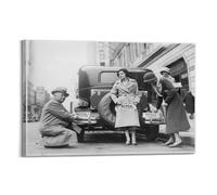 YiXong Poster photo vintage des années 1930 avec inscription « Repeal of The 18th Amendment Prohibition » - Impression sur toile - Décoration murale moderne pour chambre à coucher - 50 x 75 cm