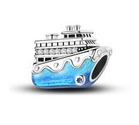 YIXUAN Charms Croisière Voyage Compatible avec les bracelets Pandora pour collier en argent 925 bijoux pour femmes cadeaux d’Halloween