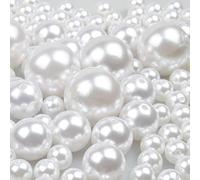 Yixuan Élégant Pré-percées ABS Perle 70 Pièces 12/20/30mm Plastique Perle de pour les Décoration de Noël, Mariage, Remplissage de Vase, DIY Bijoux Colliers, Décoration de La Maison