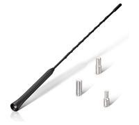 YIXUEERWSY 1 Pièce Antenne Voiture pour Mercedes Benz eVito (W447, Facelift 2019) Long 2019-2024 2025,en Caoutchouc Courte Flexible Radio FM AM Signal Réception Puissante Accessoire de Toit