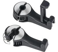 YIXUEERWSY 2 Pièces Crochet de Appuie-tête pour Renault Austral E-Tech Hybrid/Espace VI/Rafale 2022 2023 2024, Support Téléphone de Siège Arrière ABS Durable Organisateur de Rangement Pratique
