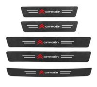 YIXUEERWSY 5 Pièces Voiture Plaques Seuil Porte pour Citroen C4 X 2022-2024, Protection Seuil Porte de Voiture Accessoires intérieurs Voitures