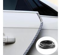 YIXUEERWSY 5m Protection Bord de Porte Voiture pour Polestar 2 I 2020-2024, Carbone Effet Caoutchouc Profilé en U Flexible Joint de Porte Anti-Collision