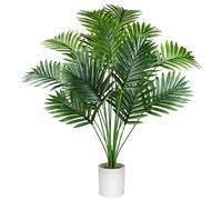 YiYa 75cm Plante Artificielle Interieur Artificielles Monstera avec Pot Plantes d'intérieur à Feuilles Persistantes pour Boho Mariage Bureau Salon