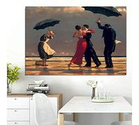 YIYAOFBH Oeuvre moderne Edward Hopper danse toile peinture affiches et impressions mur Art photo décoration de la maison 40x60cm(16x24in) Avec cadre
