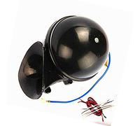 YIYDA Klaxon Électrique Automatique 165DB, Klaxon d'Escargot Noir 12V pour Voitures, Camions, Bateaux, Motos