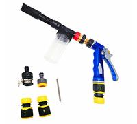YIYDA pistolet à eau Pistolet à mousse à neige Pistolet à mousse 100 ml Pistolet à eau de lavage de voiture Outil de nettoyage multifonctionnel réglable adapté au nettoyage des voitures jardins etc
