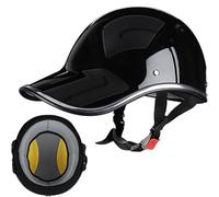 YIYHFKM Casque Trottinette Electrique Adulte Casquette De Baseball Moto Casque Demi Vélo Demi Casque Casquette de vélo à dégagement Rapide Boucle Casquette Chapeau Casque Cyclisme,XXL=57-62CM