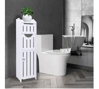 YIYI. MEUBLE DE RANGEMENT DE SALLE DE BAIN SIMPLE, MEUBLE DE SALLE DE BAIN ÉTANCHE, BLANC, 40*25*90CM.