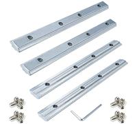 YIYICO Profil Aluminium Droit Ligne Connecteur Profilé Aluminium 40x40 4Pcs | Joint Support T Rainure 8 Profil pour Aluminium Extrusion Profile Série