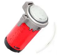 YIYIDA Klaxon de voiture Compresseur d'air à moteur rouge DC 12V Klaxon d'air avec kit de pompe à air de remplacement de tuyau