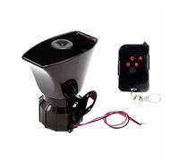YIYIDA Sirène de Voiture 7 Tonalités Avec Télécommande - Klaxon d'Alarme Pour Voiture, Bateau, Camion 12V