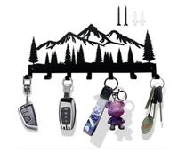 Yiyifor Porte Clé Mural, Porte Clef Mural avec Sept Crochets,Support de Rangement Mural,pour Organisateur de Clés,Décoration Murale pour Serviettes,Entrée,Porte D'Entrée,Couloir