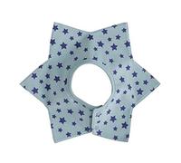 YiyiLai 1Pc Bavoir Multifonction Bébé Naissance Coton Bavette Repas Déjeuner Imperméable Bleu Etoile