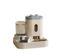YIYILU Distributeur Croquettes Chat/de Nourriture 2 en 1, Distributeur Automatique d'aliments et d'eau Animaux de Compagnie de Petite