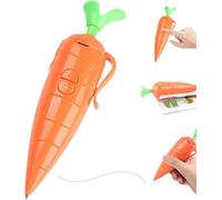 YIYILU Stylo enregistreur de Carottes pour Enfants, Jouet également comme Stylo à Bille Mignon pour écriture et Enregistrement Vocal pour garçons et Filles, stylos à Encre d'enregistrement (Orange)