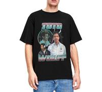 YIYIQI Toto-Wolff-80-s-Vintage-Bootleg-T-Shirts-Merch-Men-Women-s-Cotton-Hipster-Crew-Neck