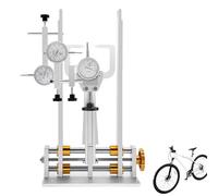 YIYIRAN Support de centrage de Roue Professionnel, Outil de réparation de Jantes Robuste avec 3 comparateurs, Largeur réglable, en Alliage d'aluminium, pour la Maison et l'atelier de vélo