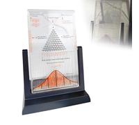 YIYIRAN Tableau de Galton de Bureau, Modèle d'expérimentation du Tableau de Galton, Démonstration Efficace des lois statistiques, Modèle de démonstration des probabilités avec Courbe de Gauss pour