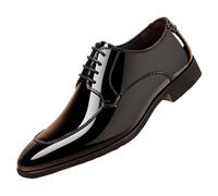 YIzdegg Chaussures de costume confortables en cuir pour homme - Chaussures | Chaussures à pointe - Chaussures de loisirs élégantes - Chaussures de travail légères et antidérapantes - Chelsea - Pour tous