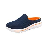 YIzdegg Chaussures de randonnée pour homme - Maille unique - Génération - Milieu - Étrier - Chaussures paresseuses - Frontière - Grande taille - Homme - Chaussures 44 étanches, bleu foncé, 48 EU
