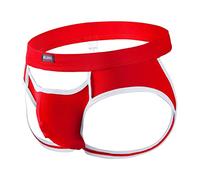YIzdegg Jockstrap Athletic Supporter en caoutchouc pour homme Jockstrap Sexy Jockstrap Sous-vêtements pour homme, rouge, L