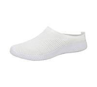 YIzdegg Orthopädisch Sandales pour femme - Walkingschuhe Leicht Weite H Sommerschuhe Mit Fußbett Komfort Schlappen Rutschfestes Gesundheitsschuh Reisesandalen Für Plantarfasziitis, blanc, 41 EU