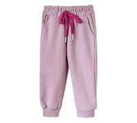 YIzdegg Pantalon de jogging uni pour enfants garçons et filles - Pantalon taille élastique, pantalon d'entraînement doux, pantalon de loisirs classique, pantalon d'entraînement décontracté, pantalon