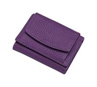 YIzdegg Portefeuille pour femme - Grand portefeuille rose - Porte-monnaie court - Porte-cartes de crédit - Transparent, lilas, Taille unique