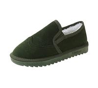 YIzdegg Raquettes d'hiver chaudes pour homme, sans lacets | Chaussures d'extérieur à enfiler - Doublure polaire - Chaussures de loisirs - Légères et confortables - Pour homme
