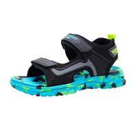 YIzdegg Sandales pour enfant fille garçon - Sandales de randonnée - Sandales d'été orthopédiques - Semelles antidérapantes - Confortables et respirantes - Boucle réglable, bleu ciel, 31 EU