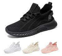 YIzdegg Sneaker & Sportschuhe Für Femme - Turnschuhe Bequeme Laufschuhe Sommer Outdoor Walkingschuhe Atmungsaktiv Mesh Joggingschuhe Leichtgewichts Bequeme Straßenlaufschuhe Freizeitschuhe Damen