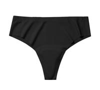 YIzdegg Toe Thong No More Toes & Front Wedgies Anti Wedgie Thong No Wedgie Protective Thong Sous-vêtements Femme Sexy Slip, Noir , M