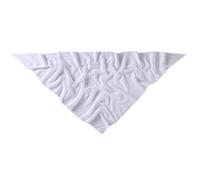 Yizelli Triangle Chiffon Foulard Mode Couleur Solide Hijab Église Voile Couvre Chef (1#)